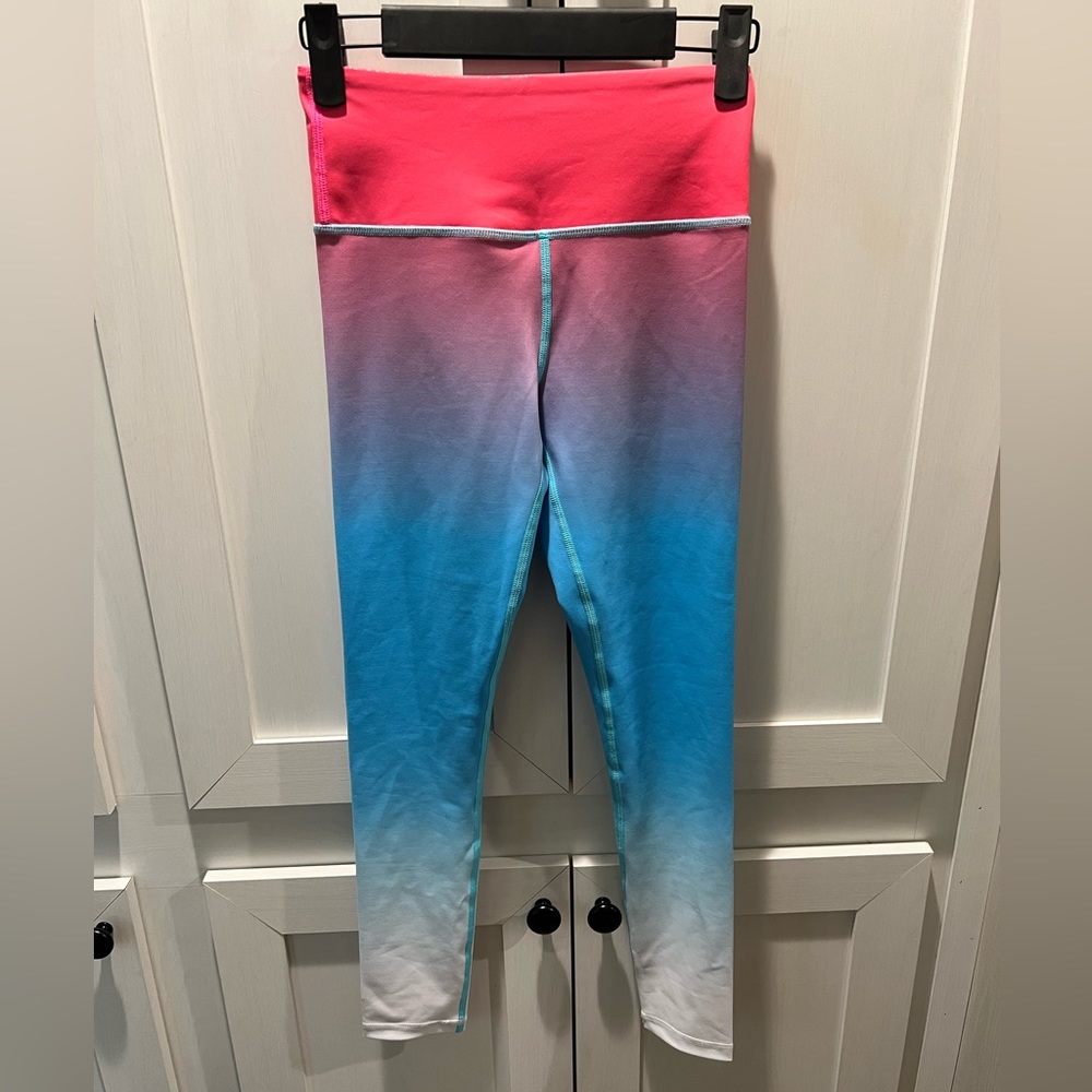 Zyia active size 0 firecracker shimmer tight